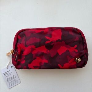 Lululemon Red Camo New Year Belt Bag